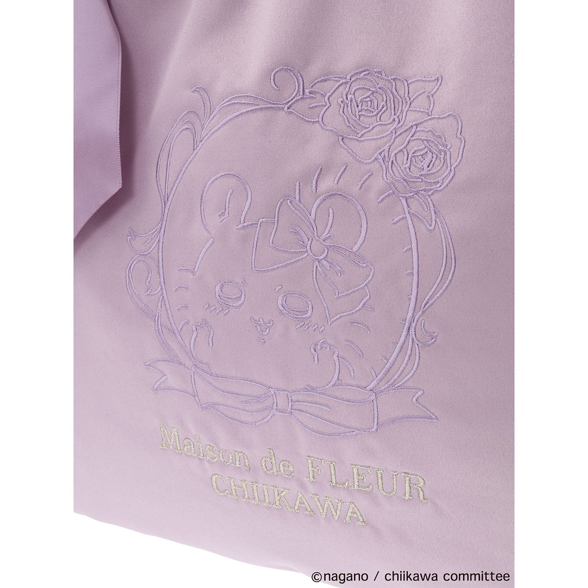 【予約】ちいかわ Maison de FLEUR 刺繍ダブルリボントートバッグ(モモンガ)【2025年3月中旬より順次発送予定(発送延期の場合もキャンセル不可)】【通常商品と同時購入・配送希望日指定不可】【キャンペーン対象外】