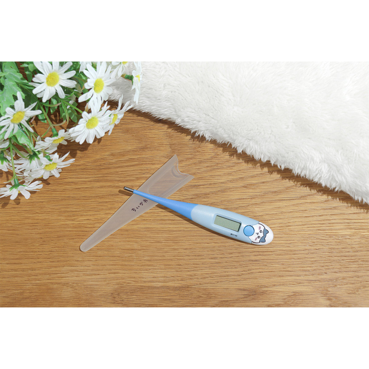 ちいかわ やわらかタッチ体温計（ハチワレ）