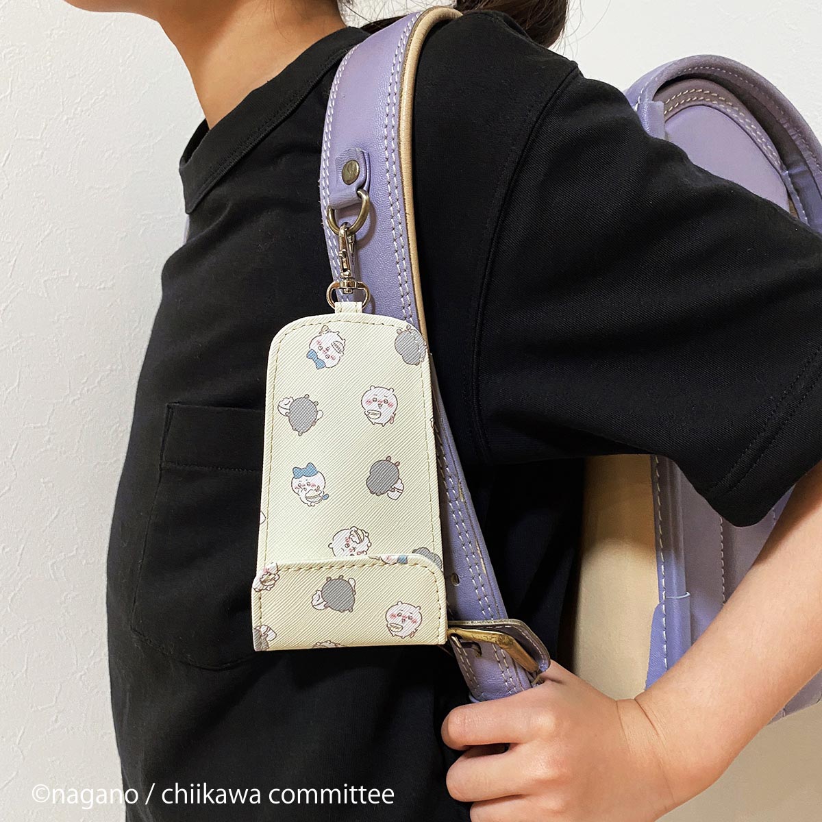 吉伊卡哇 卷線鑰匙套(粉紅色)