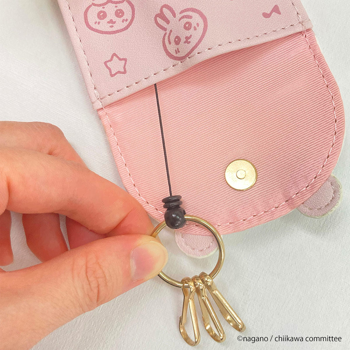 Chiikawa Retractable Key Case (Hachiware)