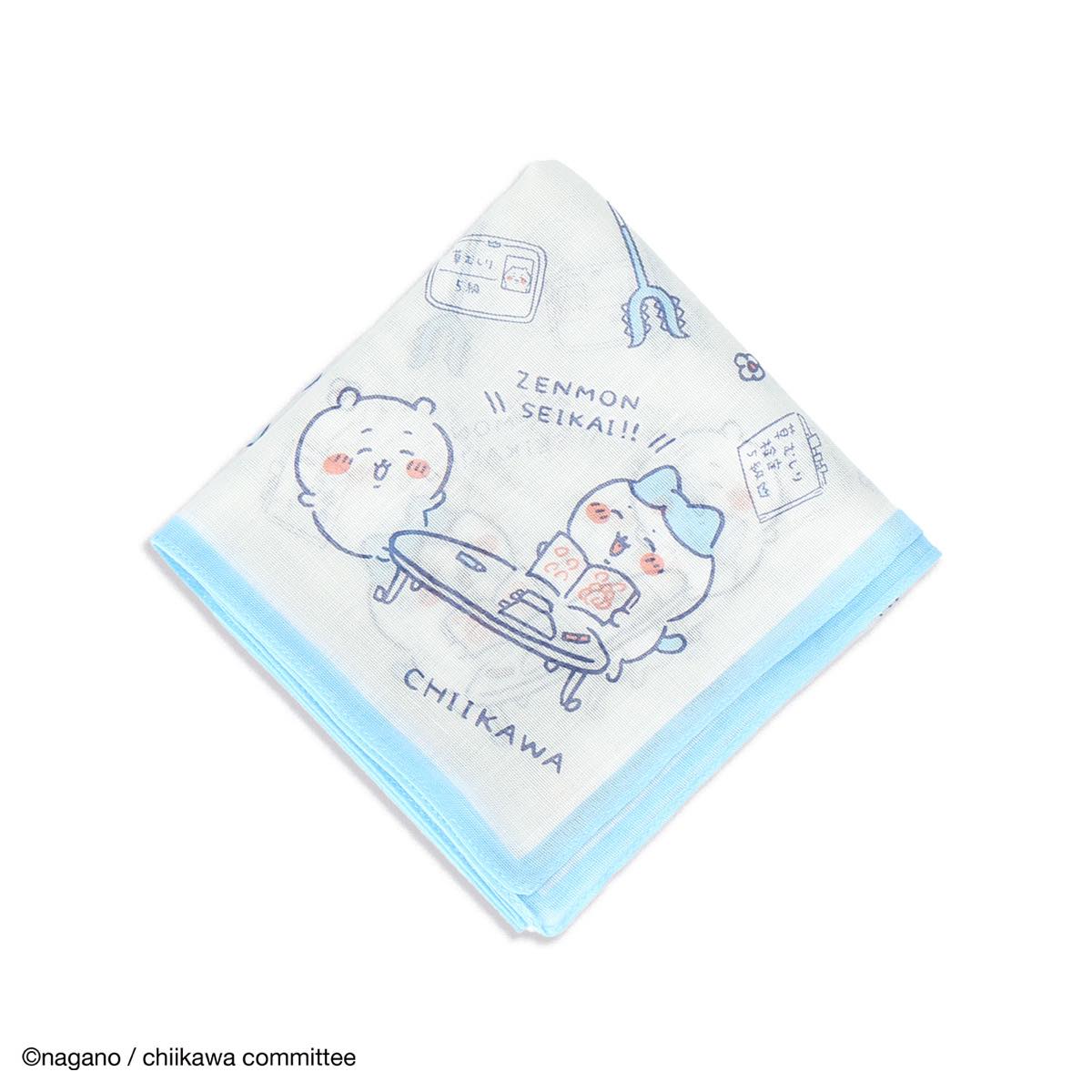 吉伊卡哇 手帕(特訓 藍色)