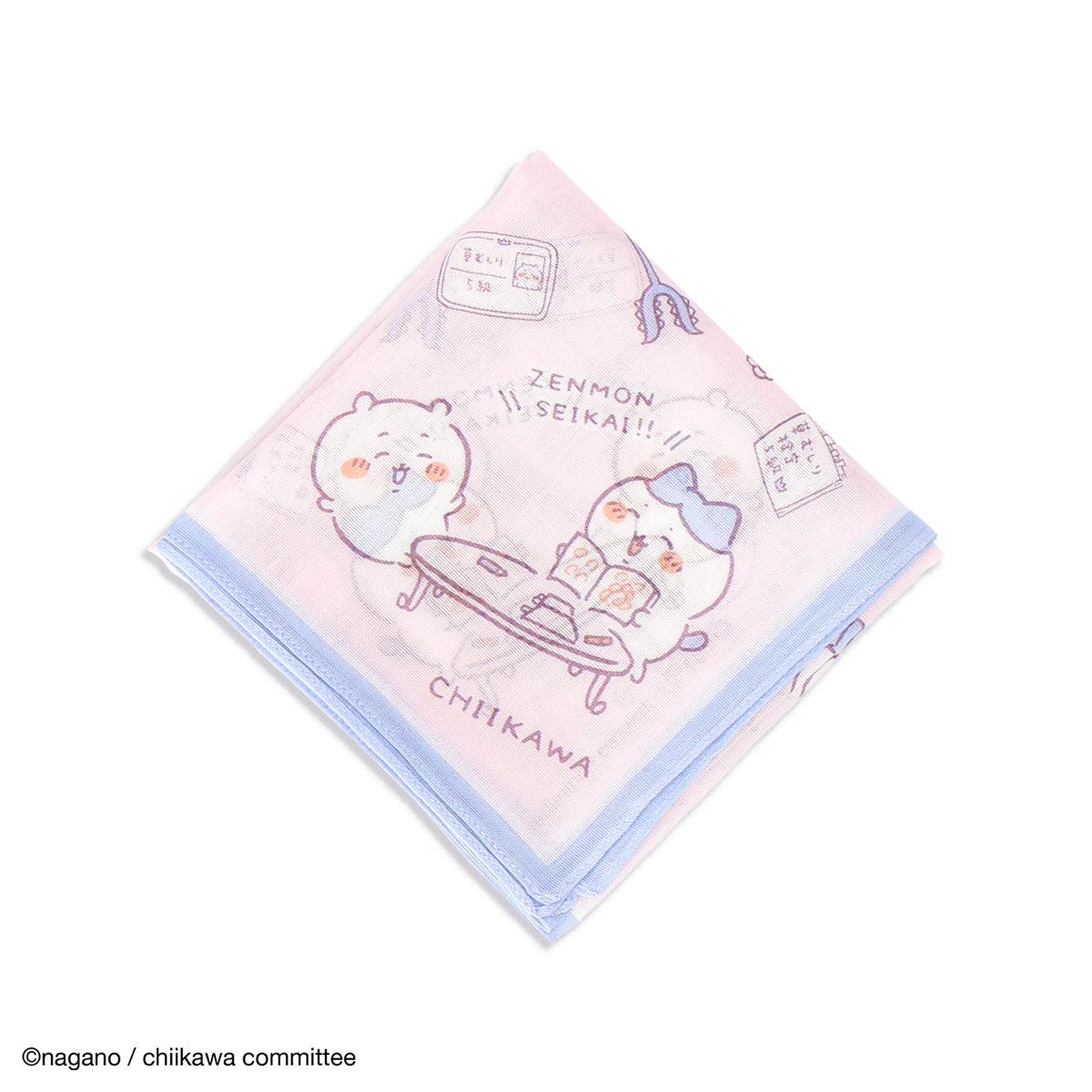 吉伊卡哇 手帕(特訓 粉色)