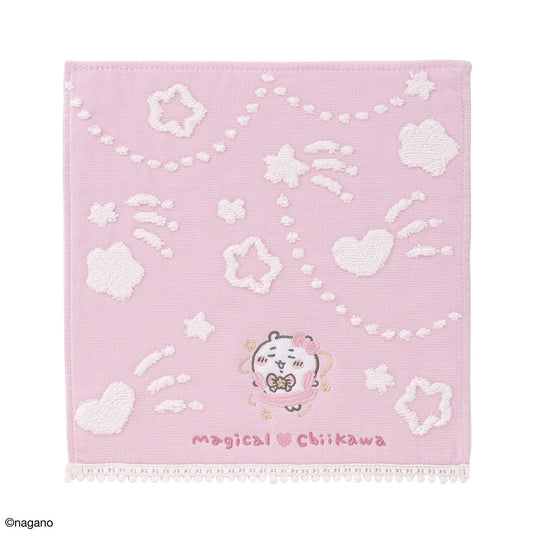 ちいかわ まじかるちいかわ タオルハンカチ（変身だ・ピンク）