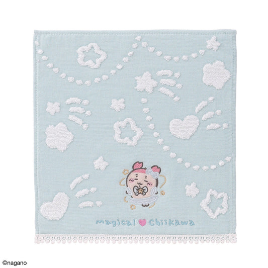 ちいかわ まじかるちいかわ タオルハンカチ（変身だ・ライトブルー）