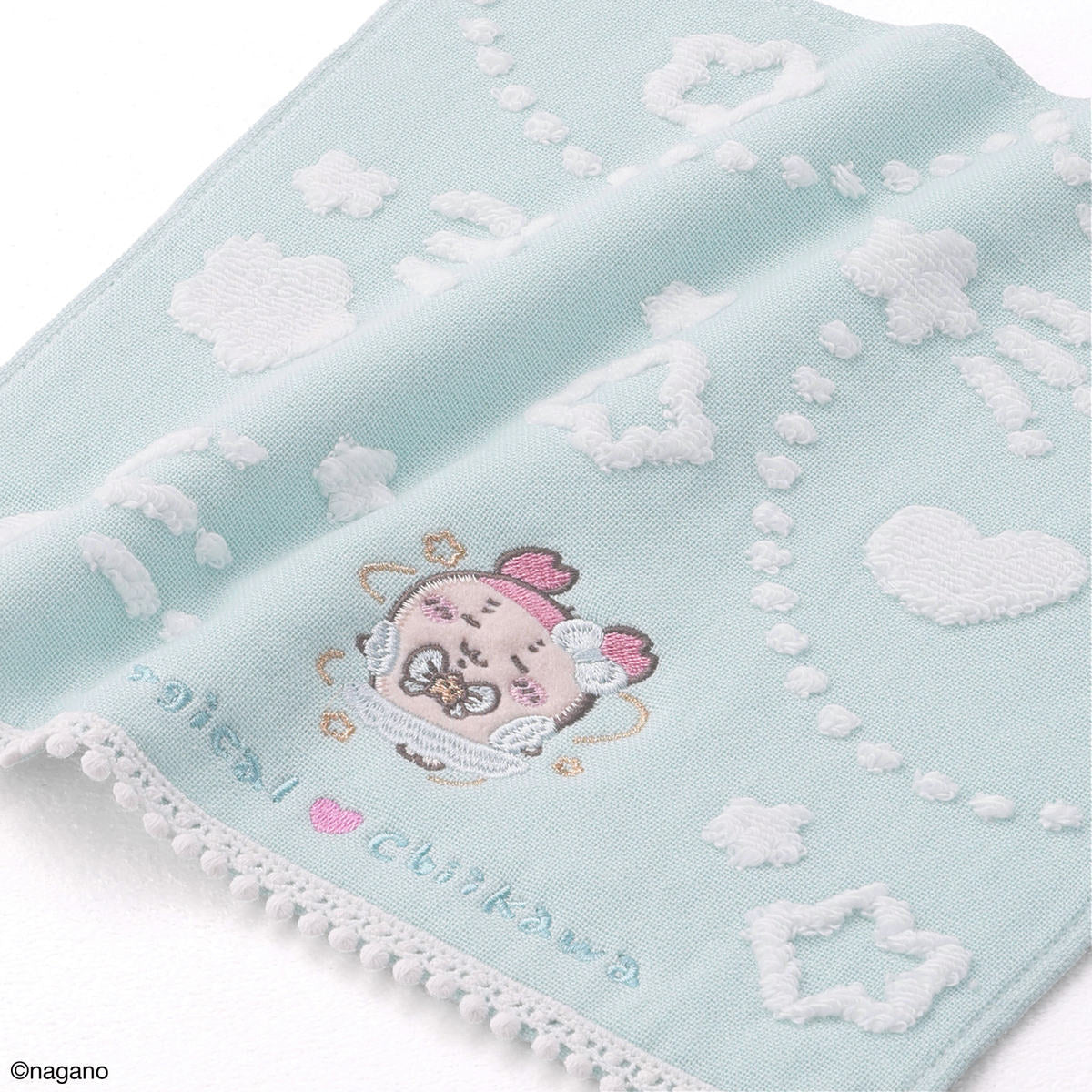 Chiikawa Magical Chiikawa Handkerchief Towel (Transformation! Light Blue)