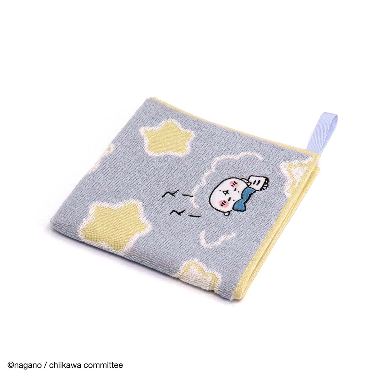 치이카와 루프 달린 워시 타올 (스야아 블루)