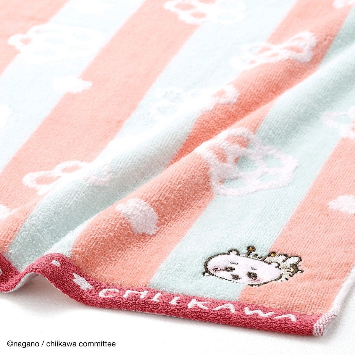 ちいかわ フェイスタオル(蜂たち ピンク)