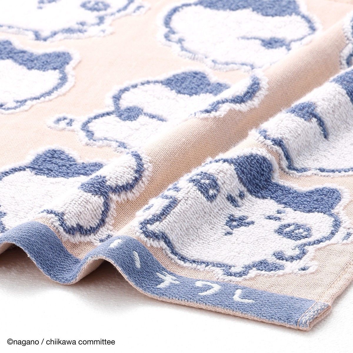 ちいかわ フェイスタオル(イエ― ピンク)