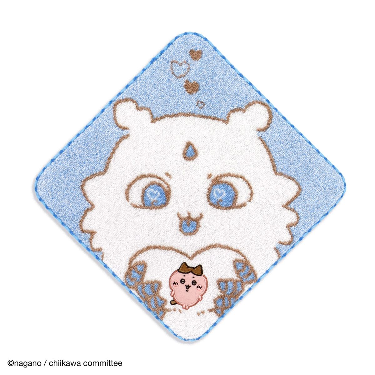 Chiikawa Towel Handkerchief (Frozen Blue)