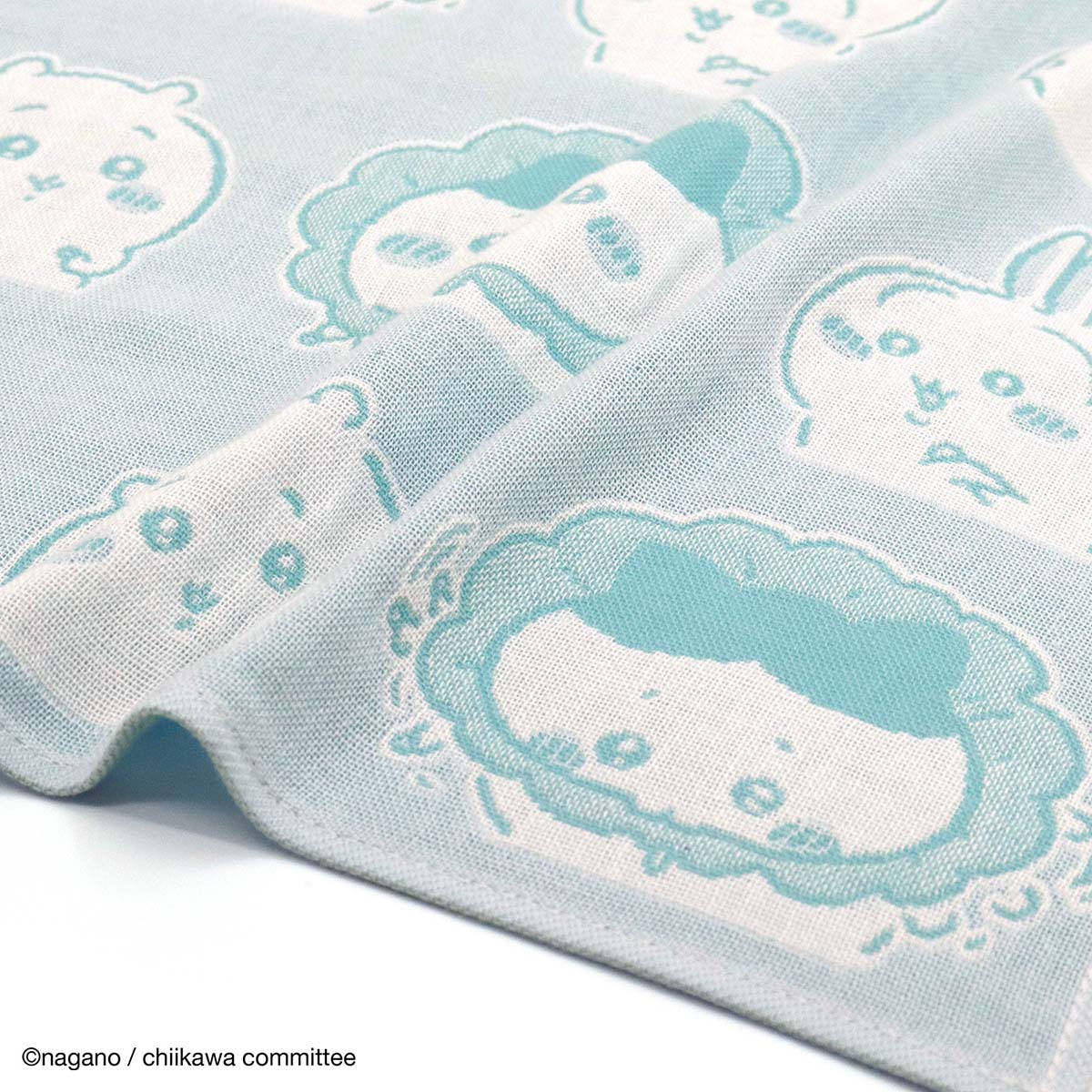 ちいかわ ウォッシュタオル(汁はねガード ブルー)