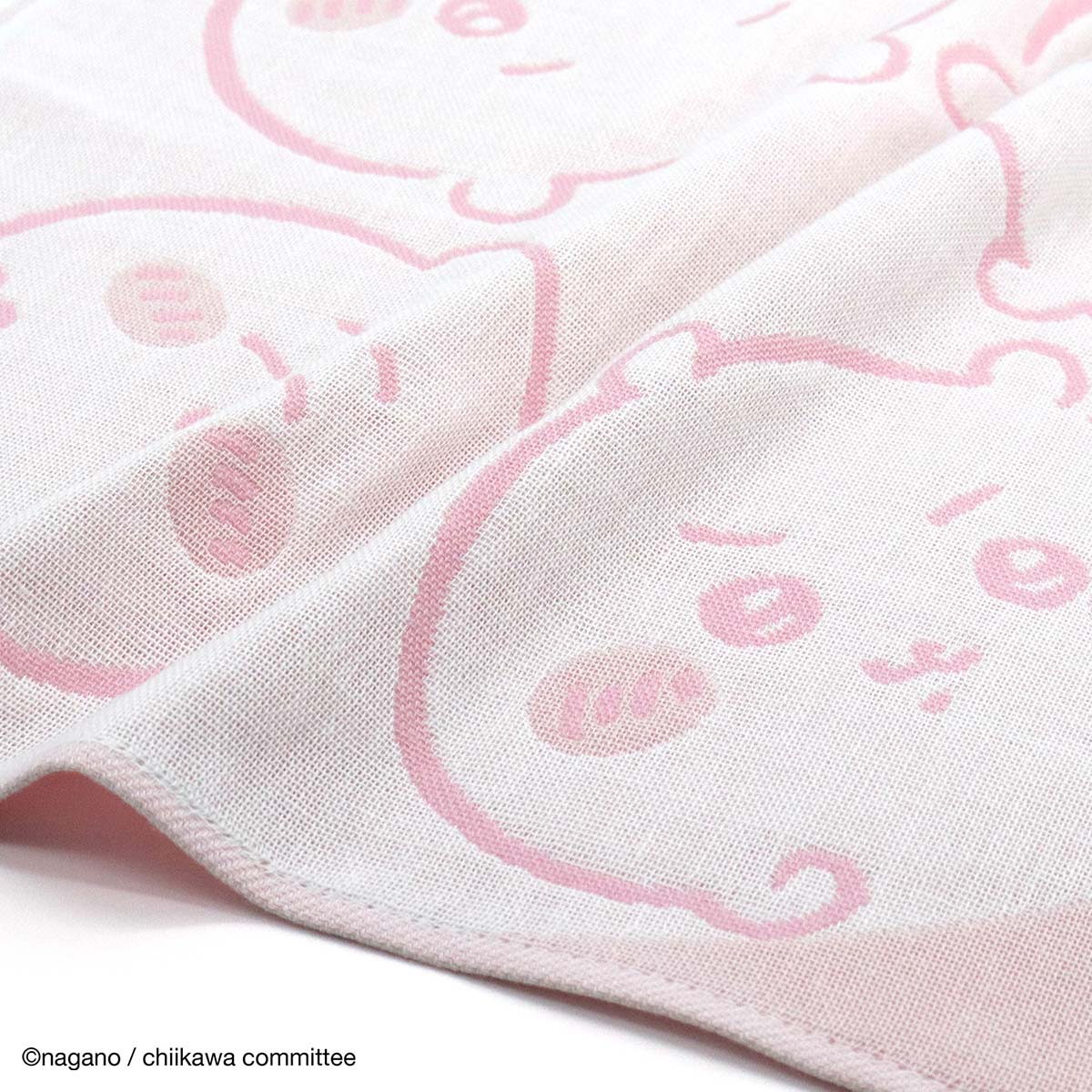 吉伊卡哇 洗臉毛巾(和平 粉色)