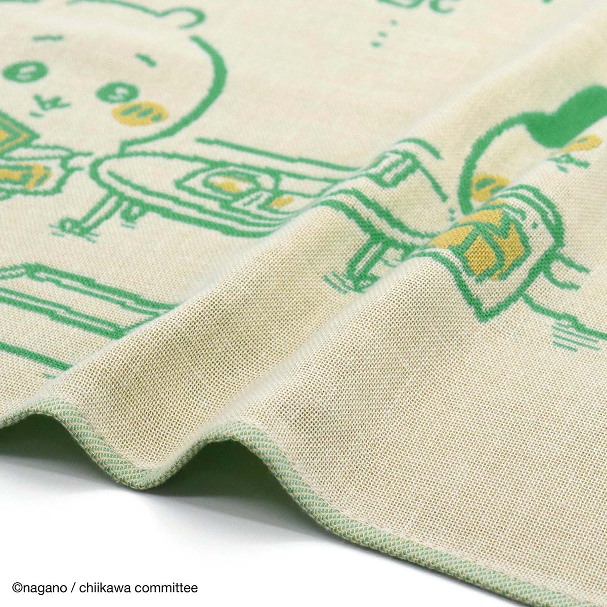 吉伊卡哇 洗臉毛巾(溫馨 綠色)