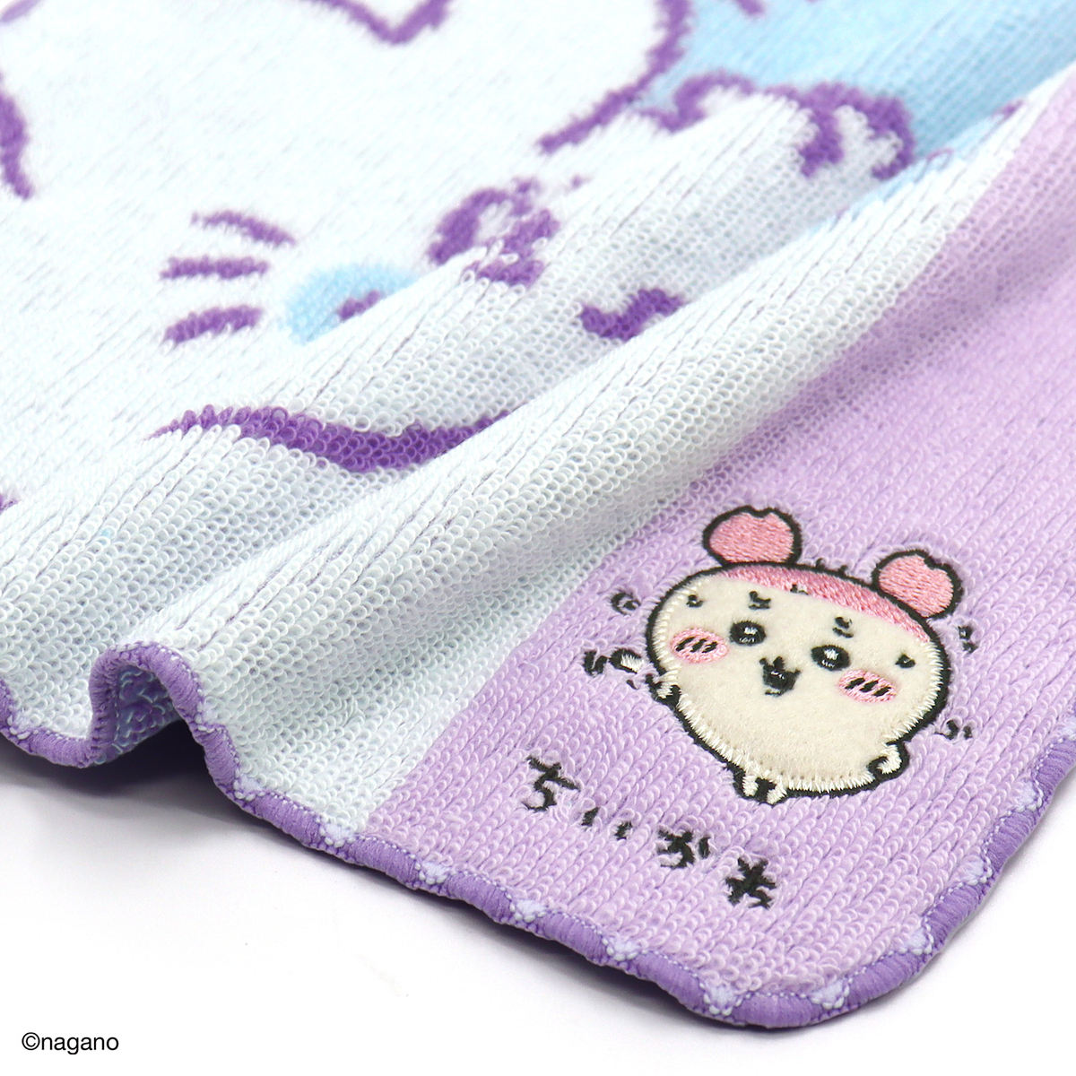 Chiikawa Towel Handkerchief (Carrying / Purple)