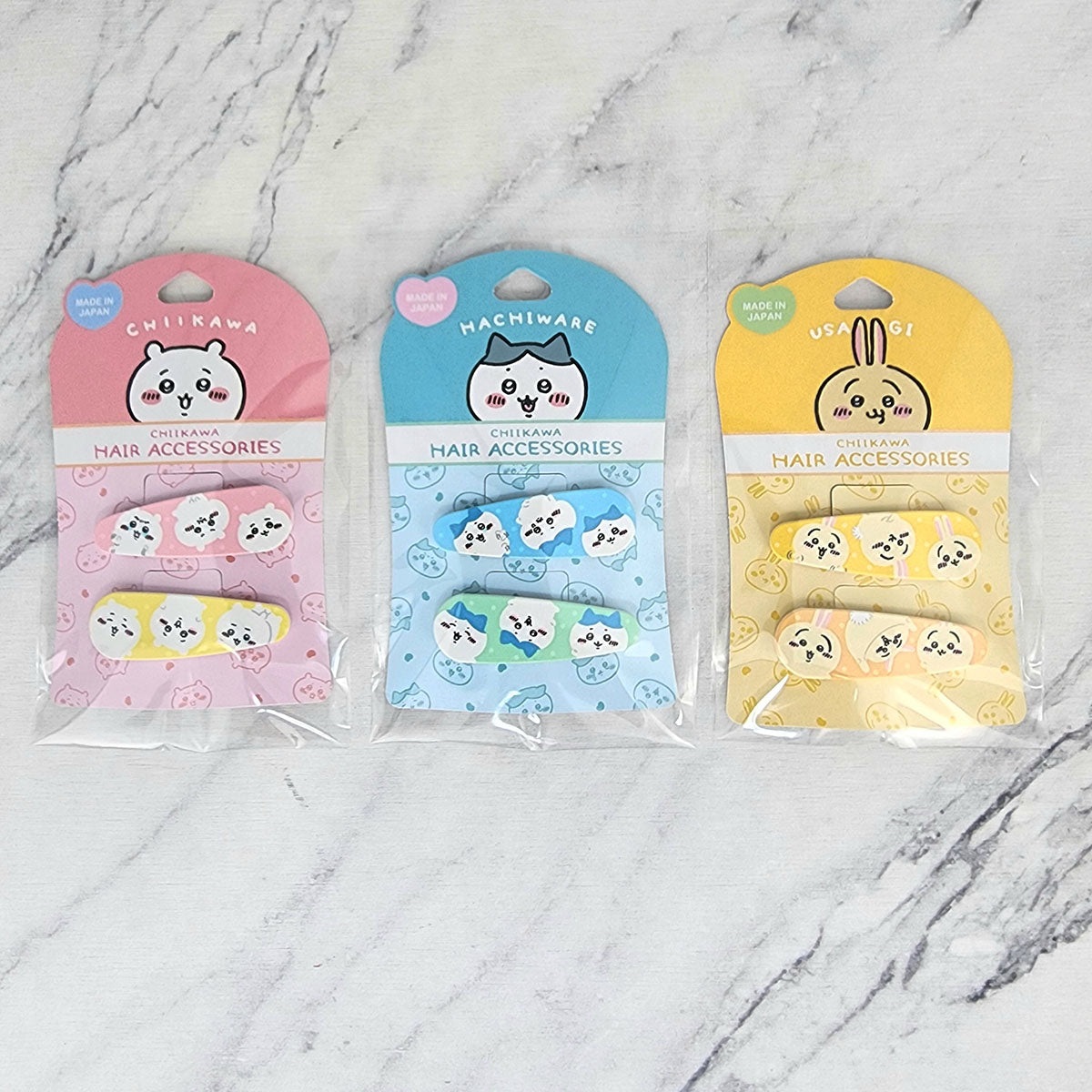 Chiikawa Hair Clips 2P (Hachiware)