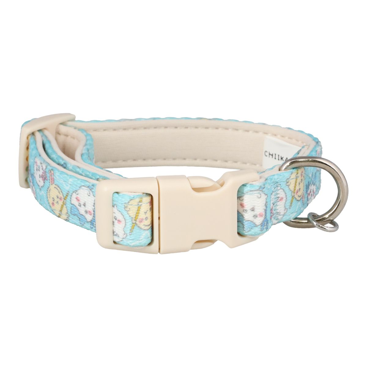 ちいかわ 小型犬用首輪(モチーフ柄ブルー)