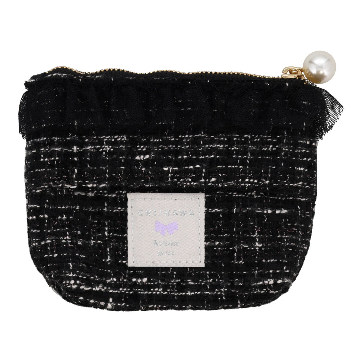 ちいかわ ツイードティッシュポーチ(モモンガリボン)