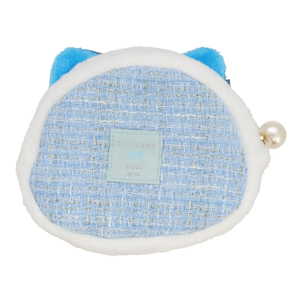 ちいかわ ダイカットフェイスポーチ(ハチワレリボン)