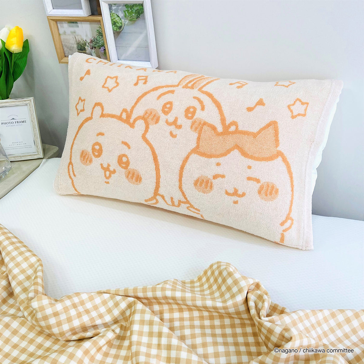 Chiikawa Antibacterial Odor-Resistant Stretch Pillow Cover