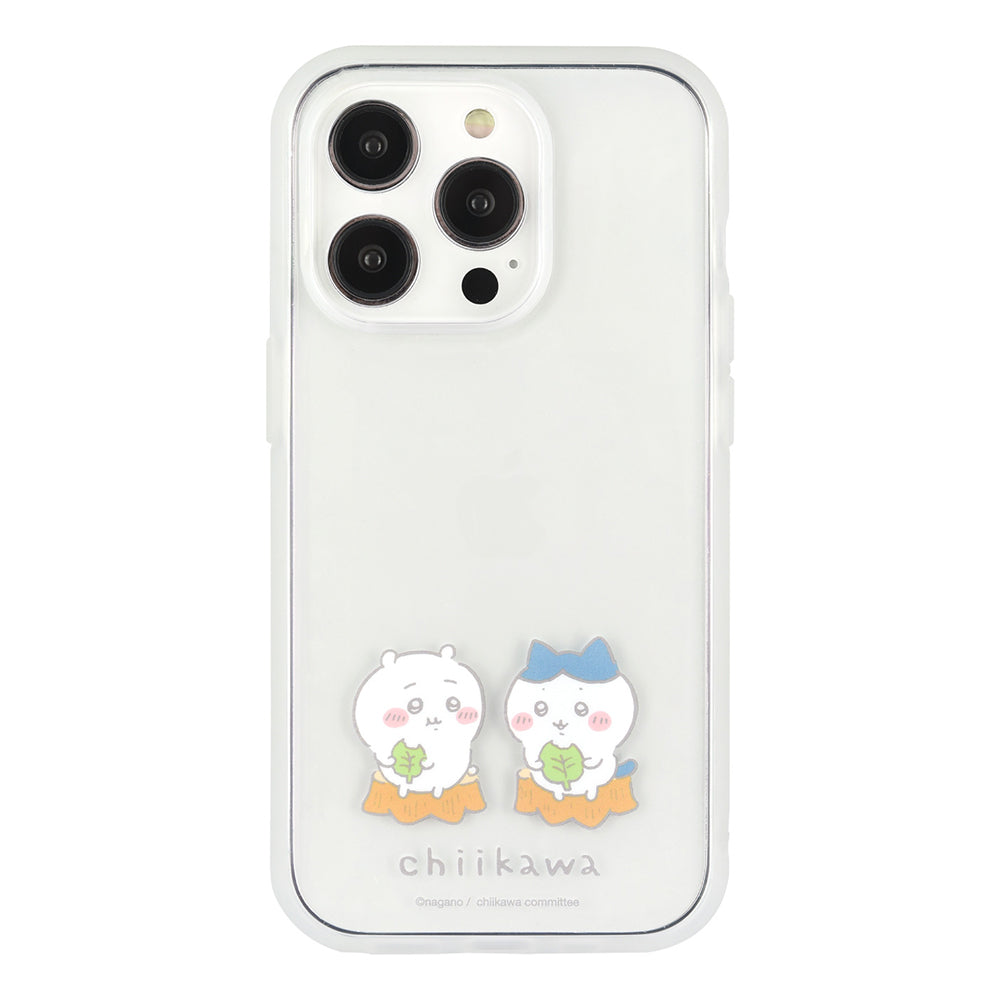 Chiikawa IIIIfit Clear iPhone 14Pro/13Pro Case (Leaf)