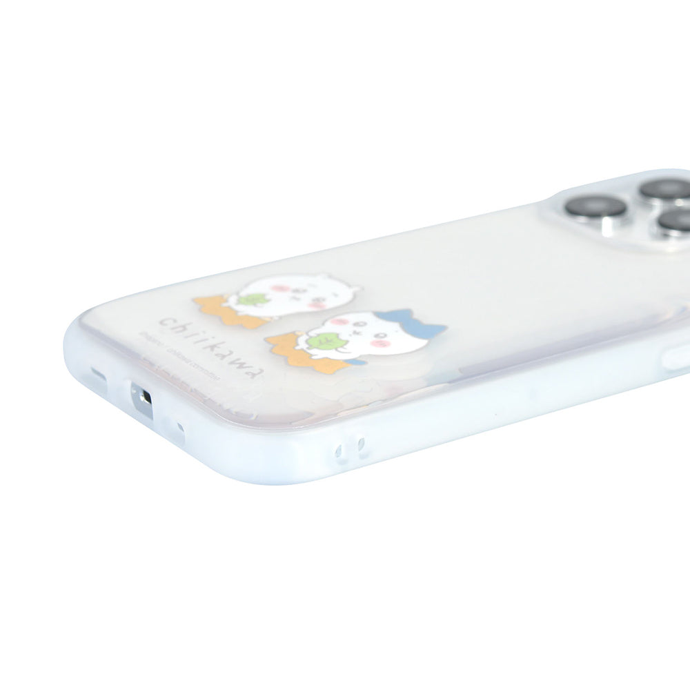 치이카와 IIIIfit Clear iPhone 14Pro/13Pro 호환 케이스 (잎사귀)