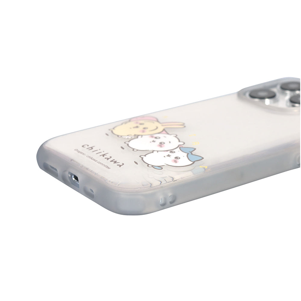 치이카와 IIIIfit Clear iPhone 14Pro/13Pro 호환 케이스 (어묵소시지)
