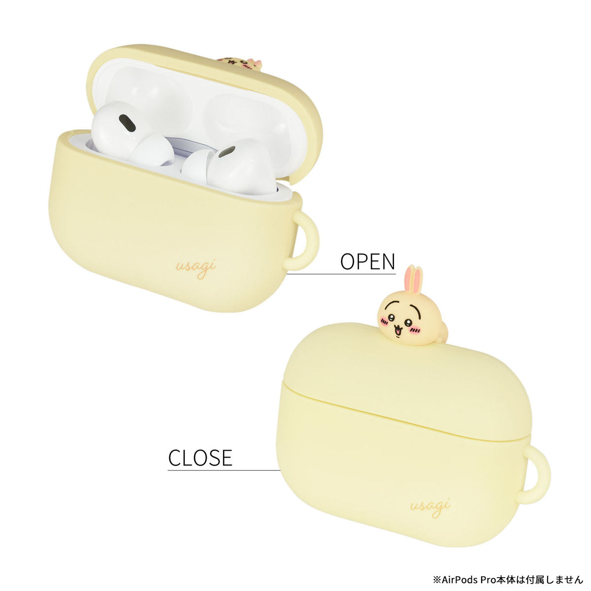 ちいかわ AirPods Pro(第2世代)/AirPods Pro対応 シリコンケース(うさぎイエロー)