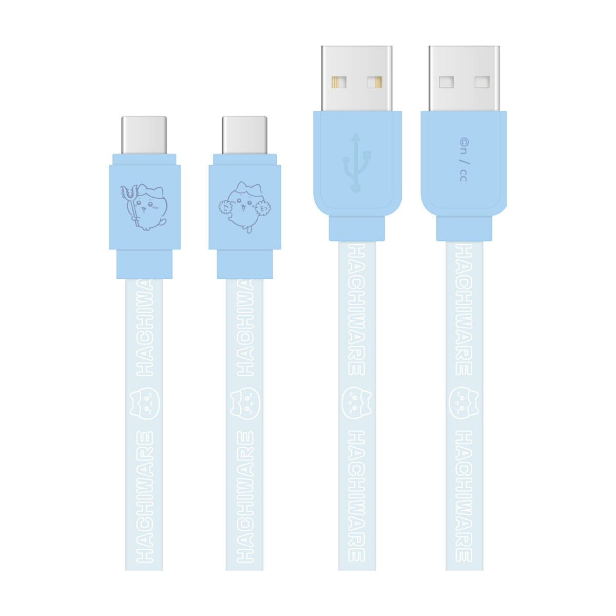 Chiikawa USB Type-C Compatible Sync & Charge Cable (Hachiware)
