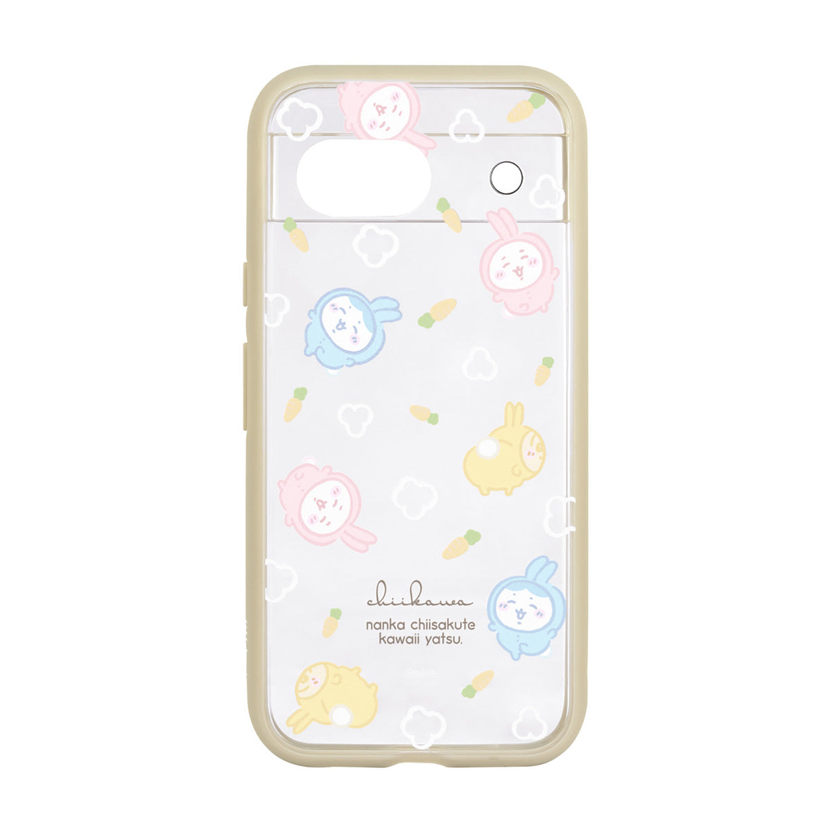 치이카와 IIIIfit Clear Google Pixel 8a 호환 케이스 (풀패턴)