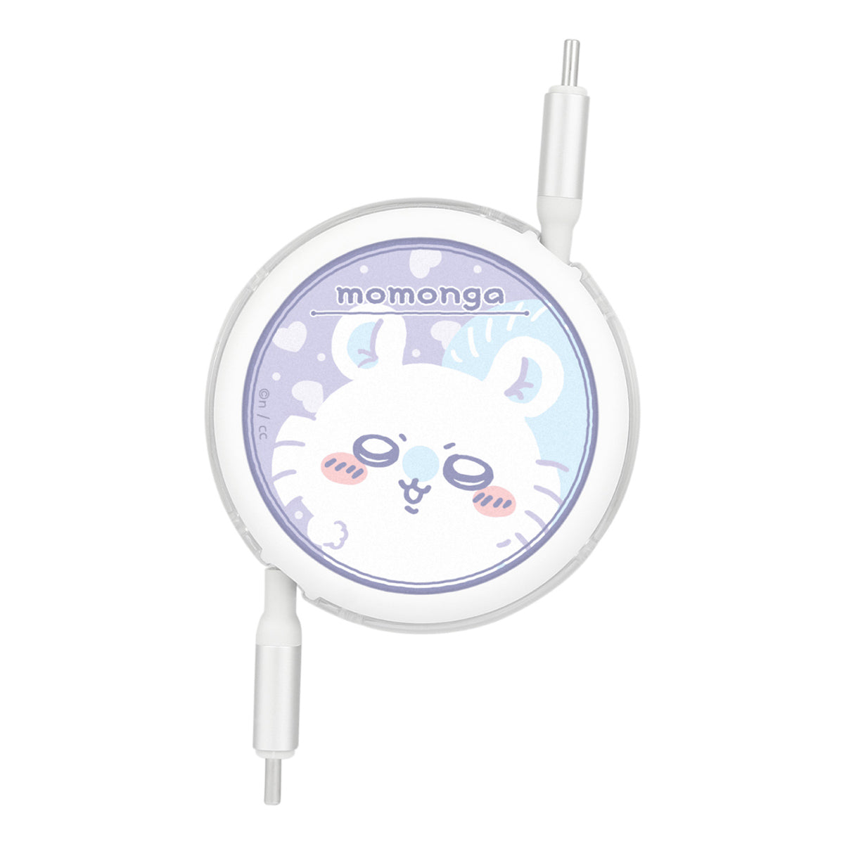 치이카와 USB Type-C 대응 동기화 및 충전 릴 케이블 (모몽가)