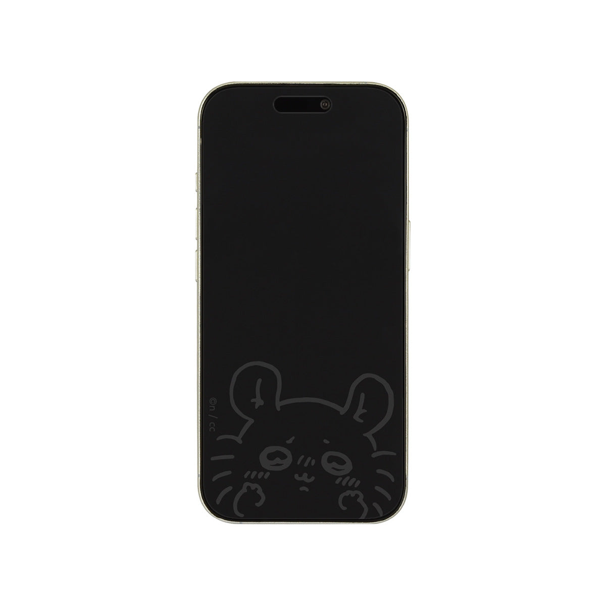 치이카와 iPhone16Pro 호환 강화유리 스크린 프로텍터 (모몽가)
