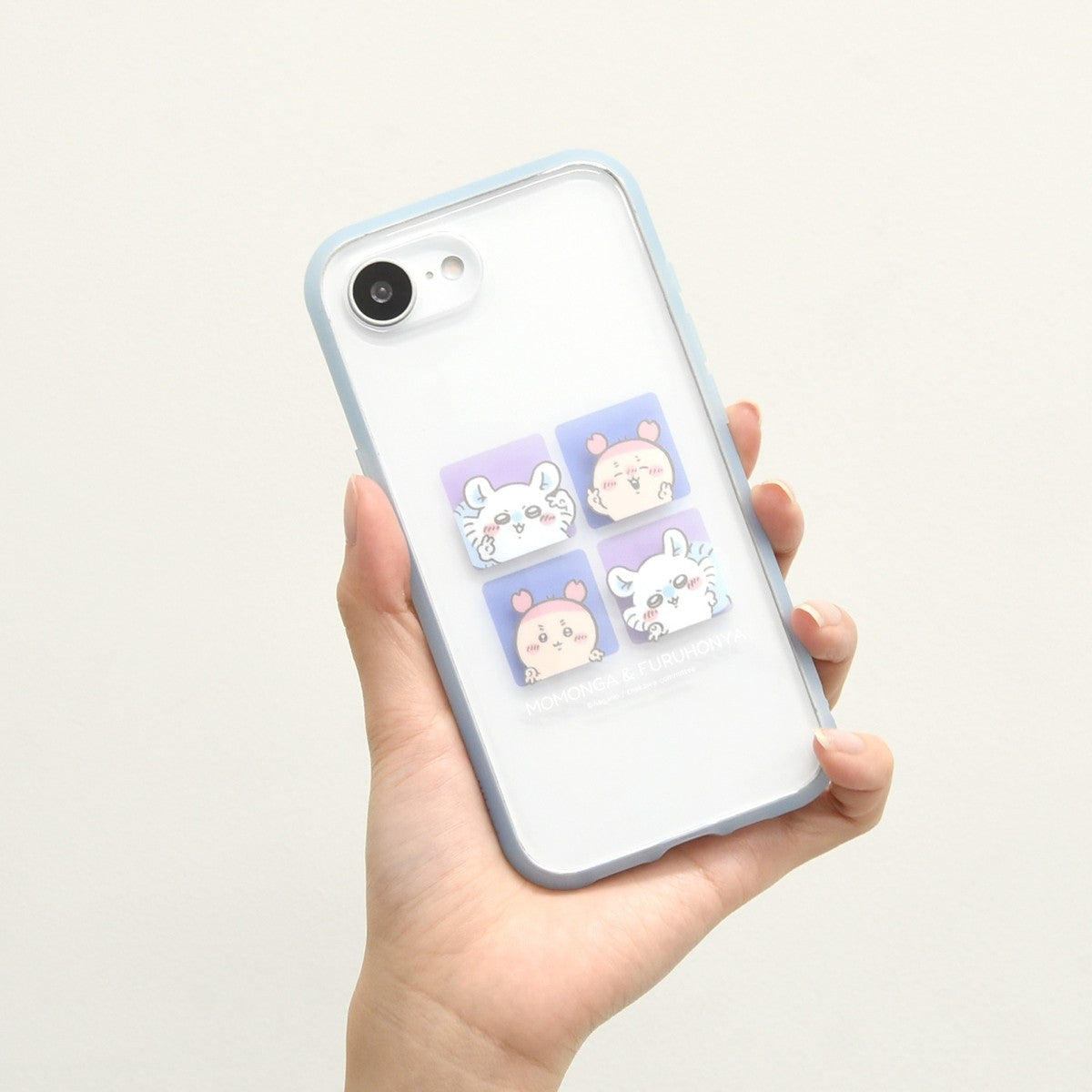Chiikawa IIIIfit Clear iPhone 16e Compatible Case (Momonga & Furuhonya)