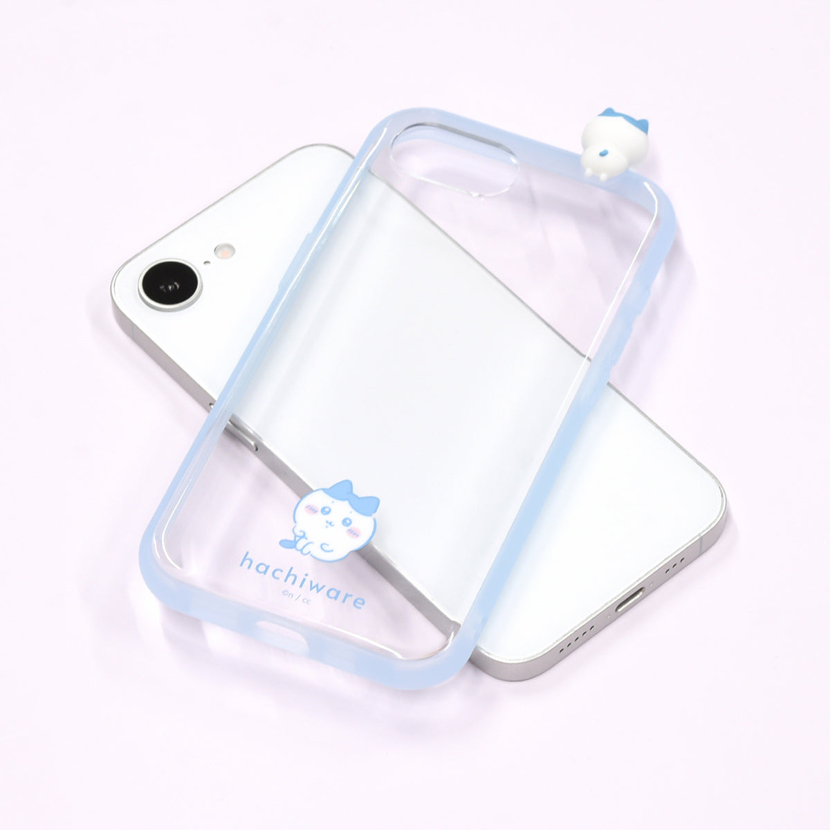 ちいかわ フレーム IIIIfit Clear iPhone16e対応ケース(ハチワレ)