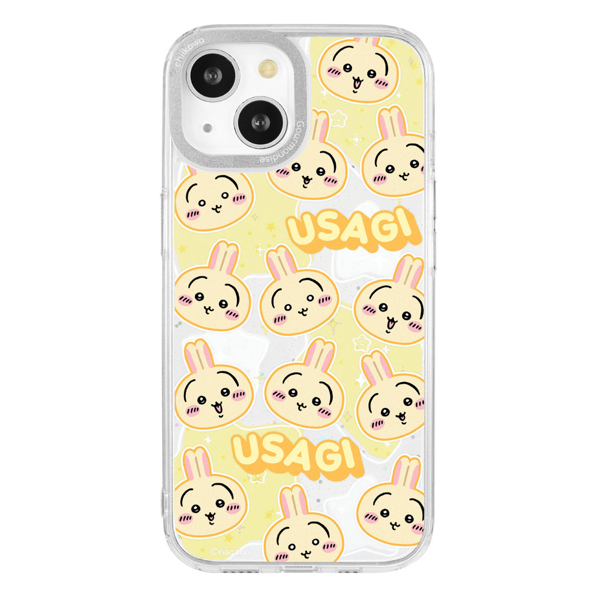 치이카와 카메라 프레임 iPhone 호환 케이스 (우사기)