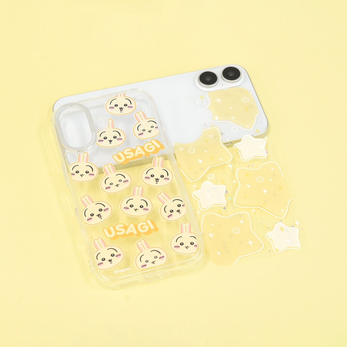 치이카와 카메라 프레임 iPhone 호환 케이스 (우사기)