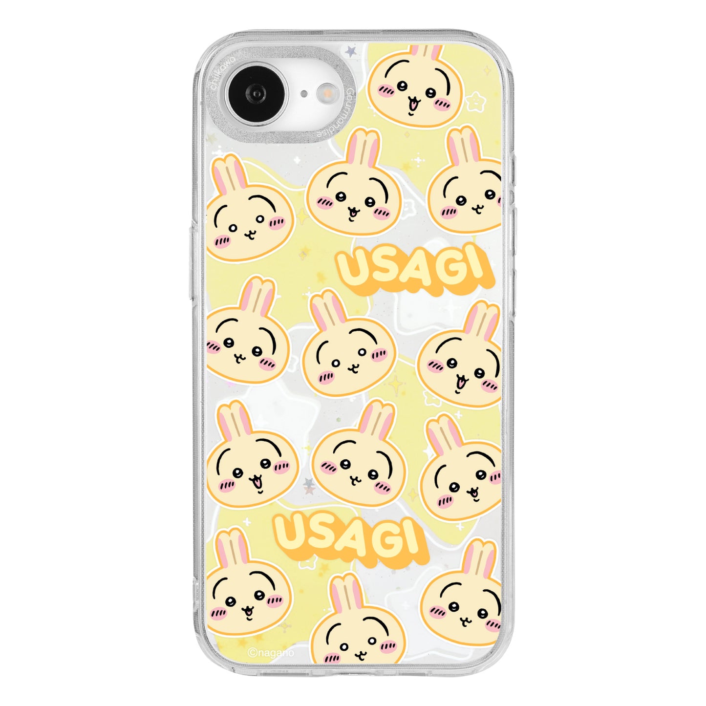 치이카와 카메라 프레임 iPhone 호환 케이스 (우사기)