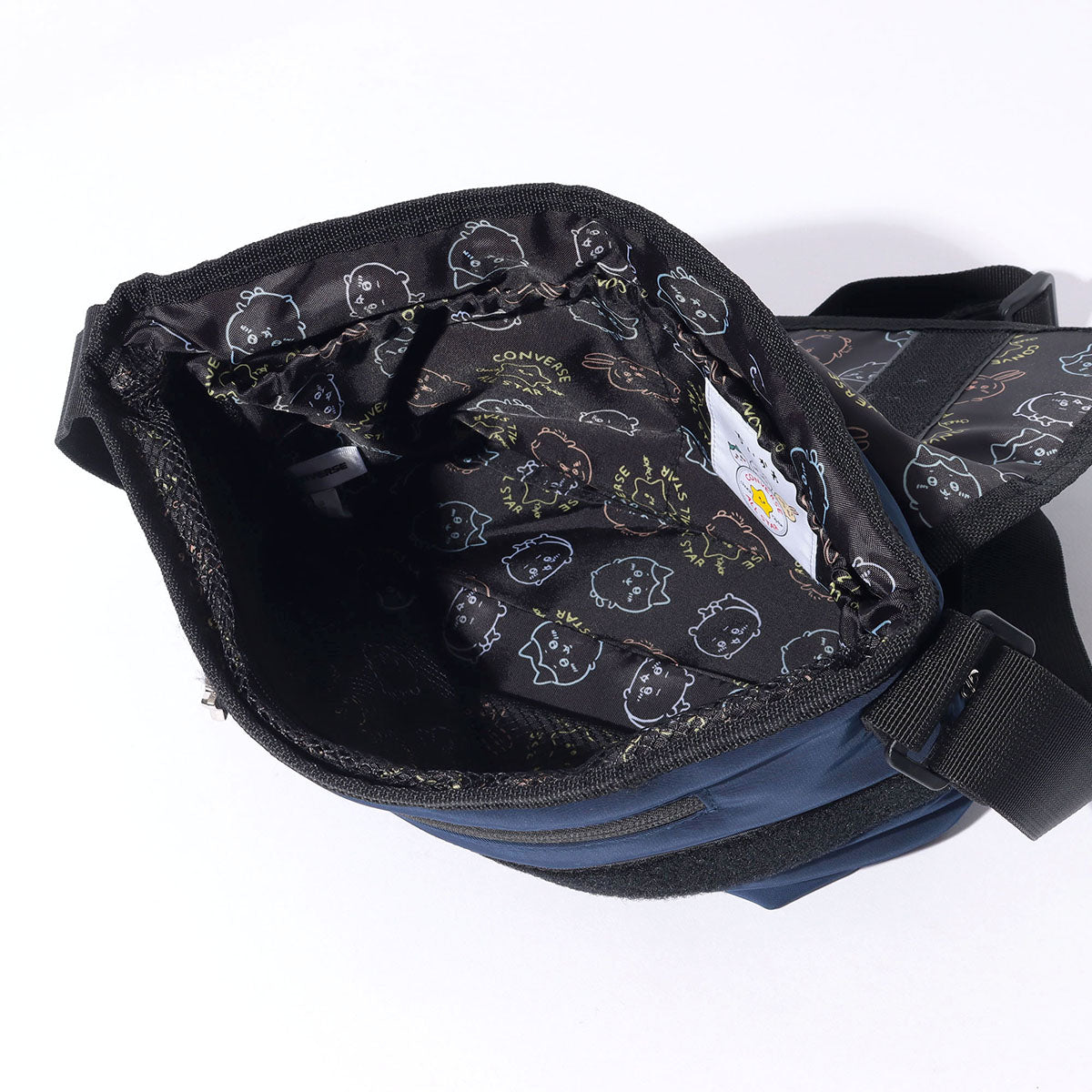 吉伊卡哇×Converse 邮差包(黑色)