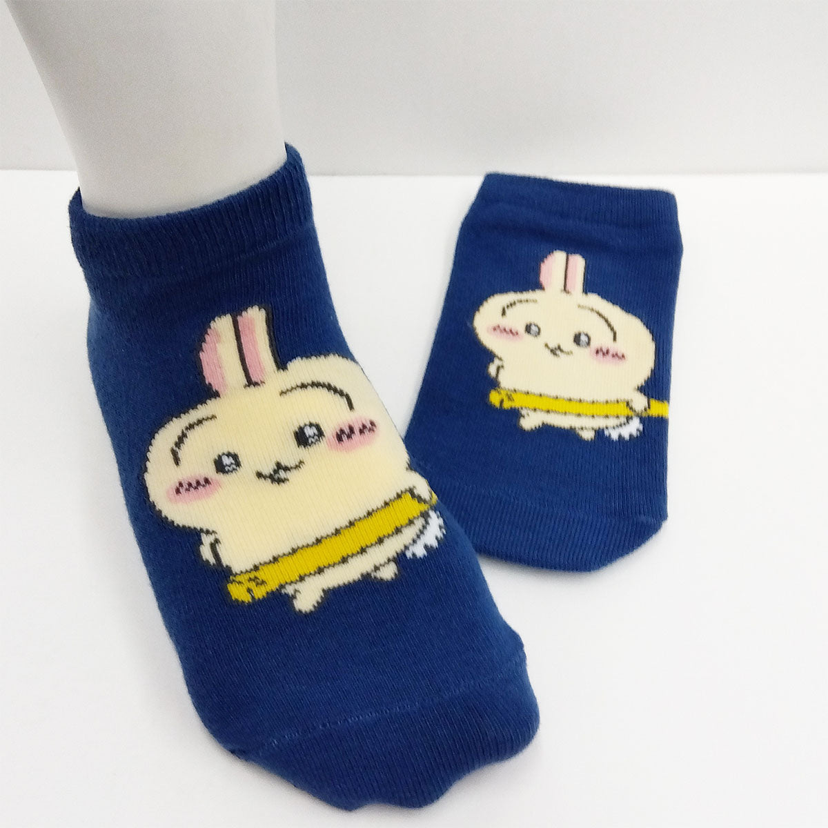 ちいかわ スニーカーソックス(うさぎたくあん)