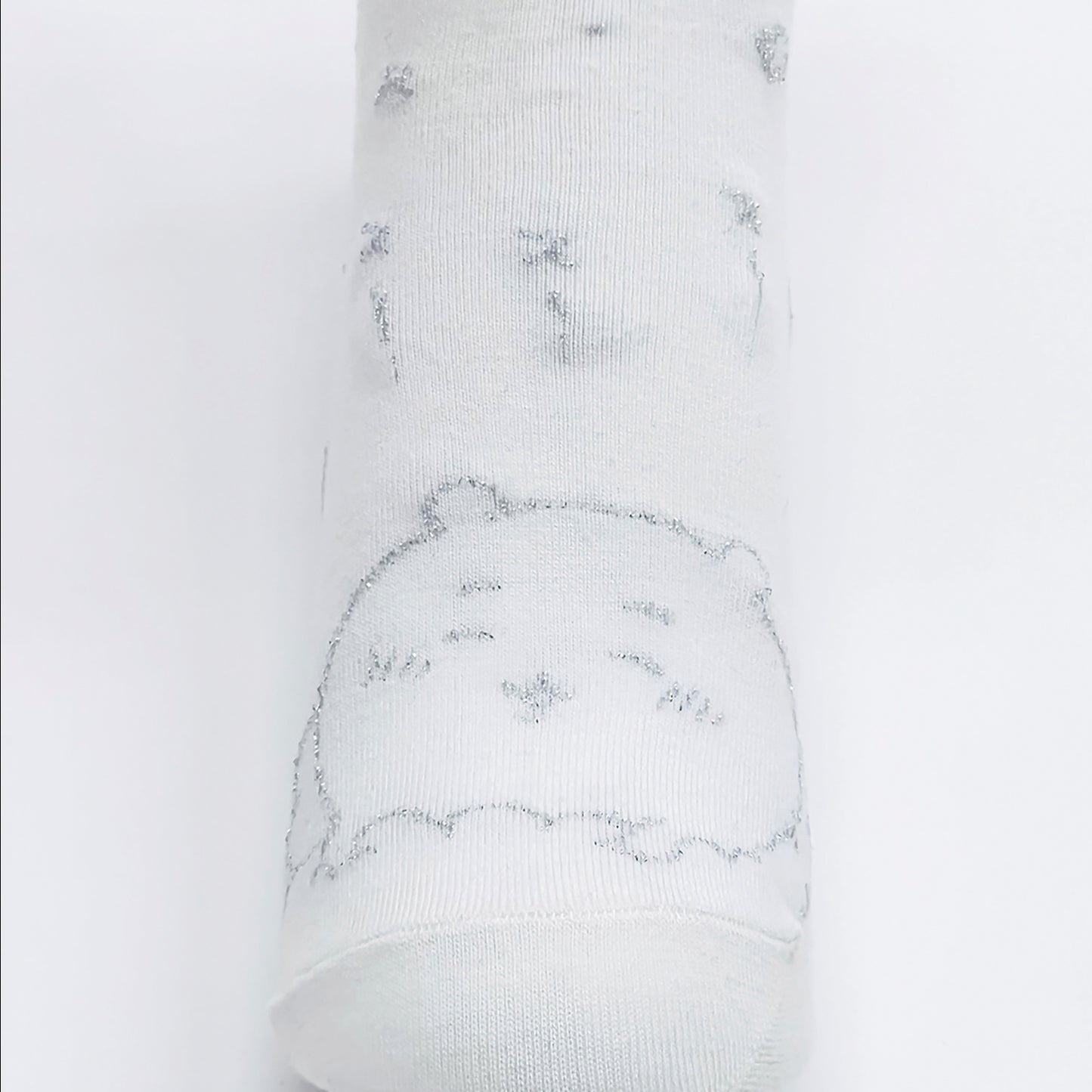 Chiikawa Lamé Crew Socks (Chiikawa White) Women's Size