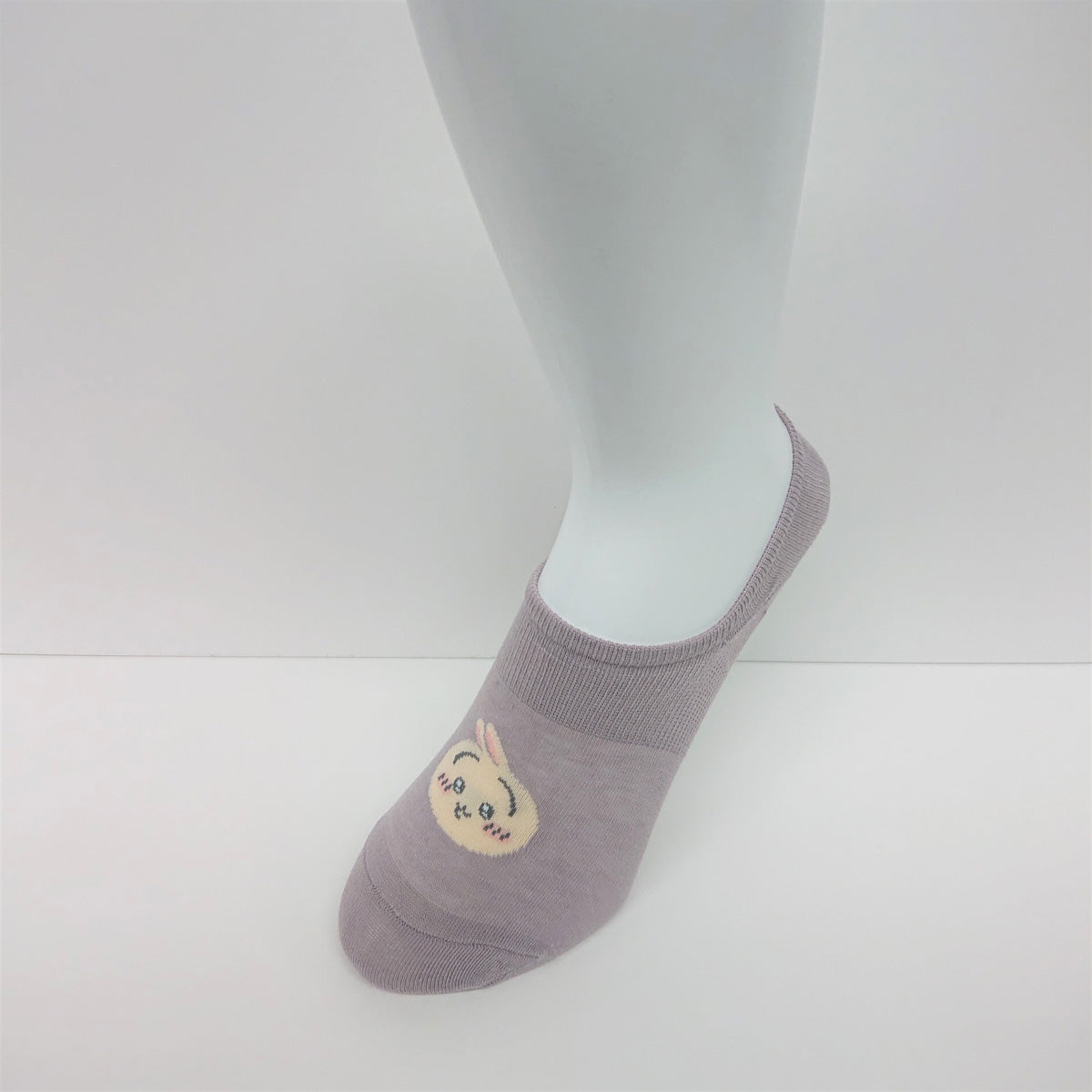 Chiikawa Kokopita Sneaker-Length Socks (Usagi Purple)