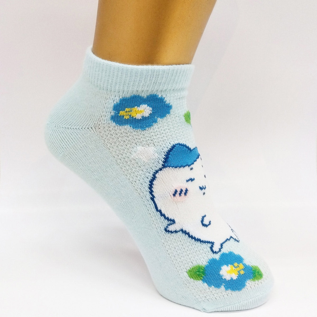 치이카와 메쉬 스니커 양말 (하치와레・알로하)