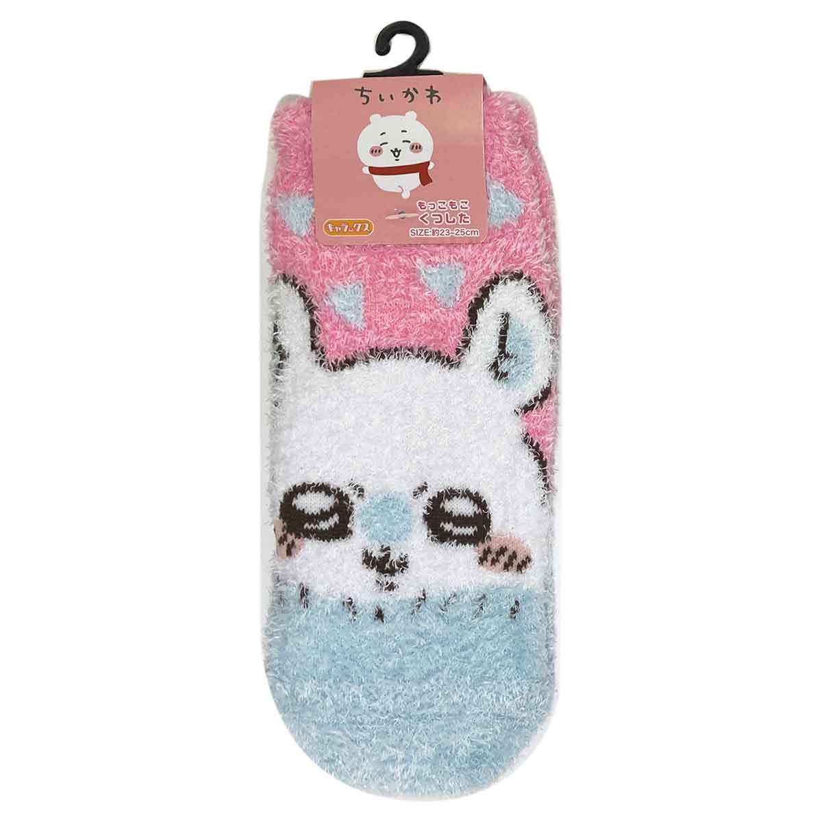 吉伊卡哇 毛茸茸袜子(飞鼠三角形)