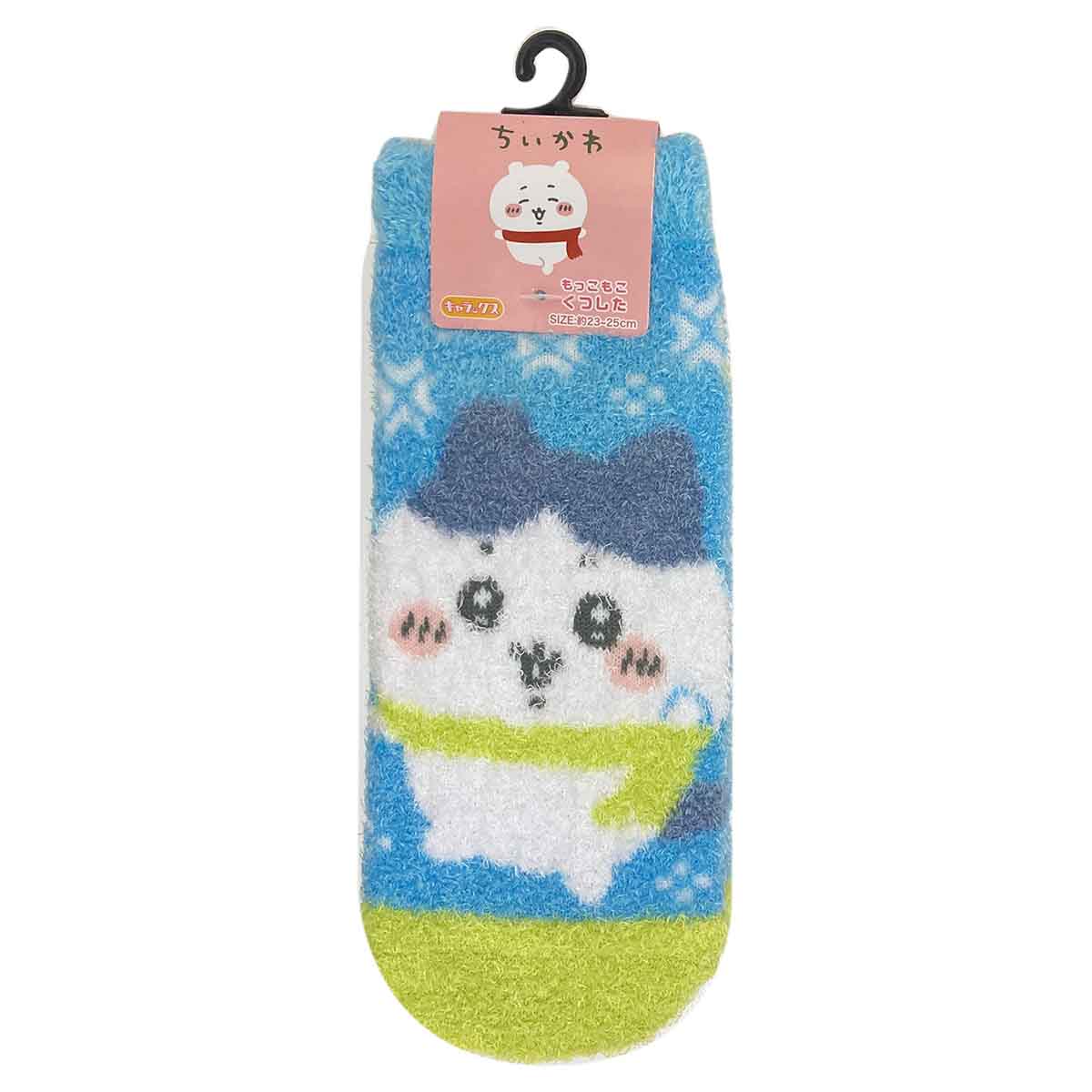 吉伊卡哇 毛茸茸袜子(哈奇喵雪花)