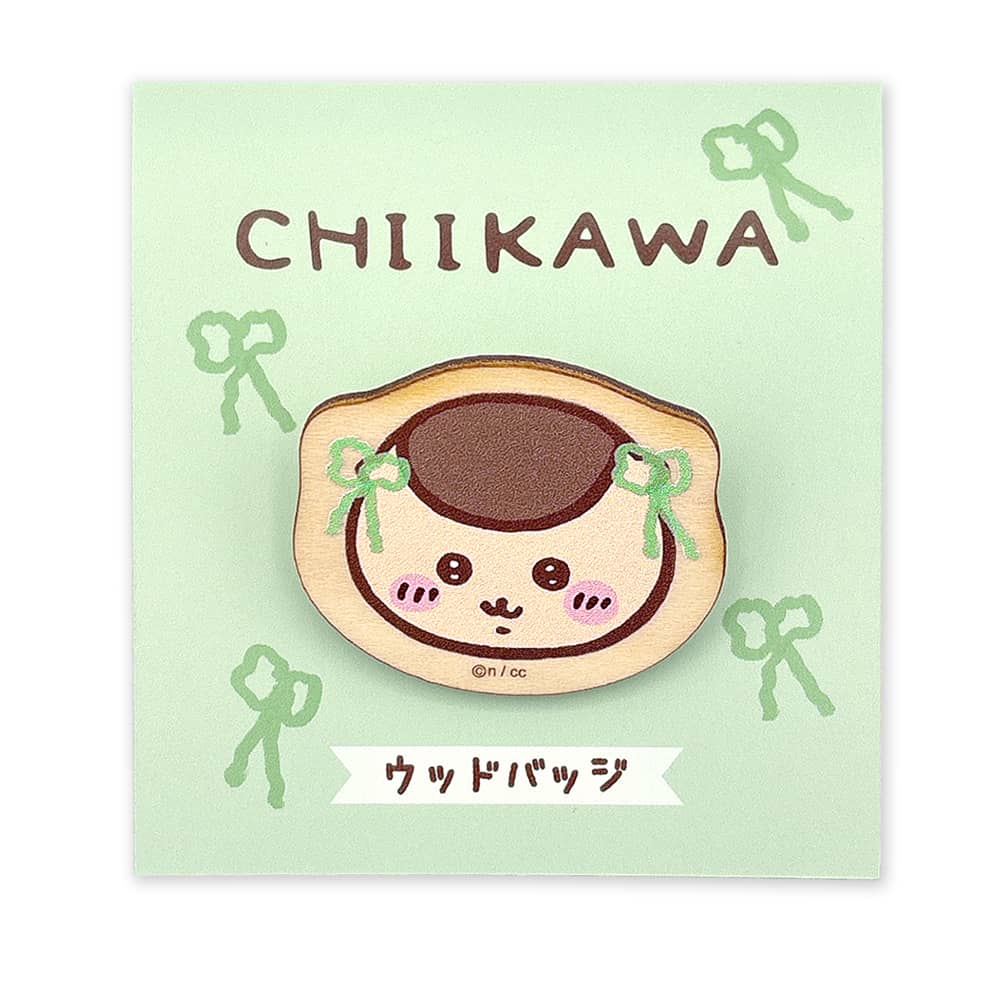 吉伊卡哇 木质徽章(栗子馒头2)