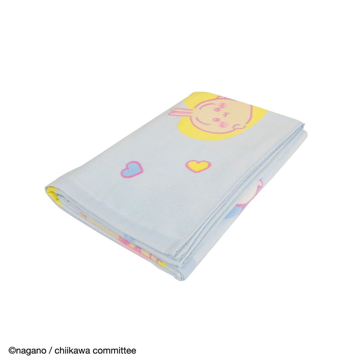 吉伊卡哇 圓滾滾可愛臉 大號鈕扣浴巾