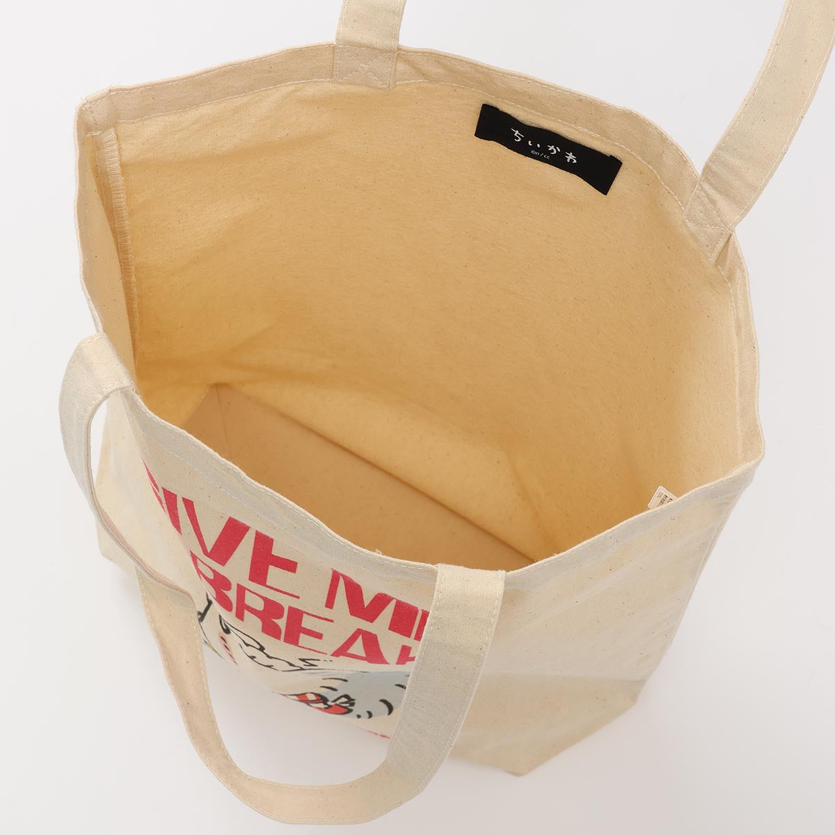 Chiikawa Chiikawa Restaurant Tote Bag GIVE ME A BREAK Natural