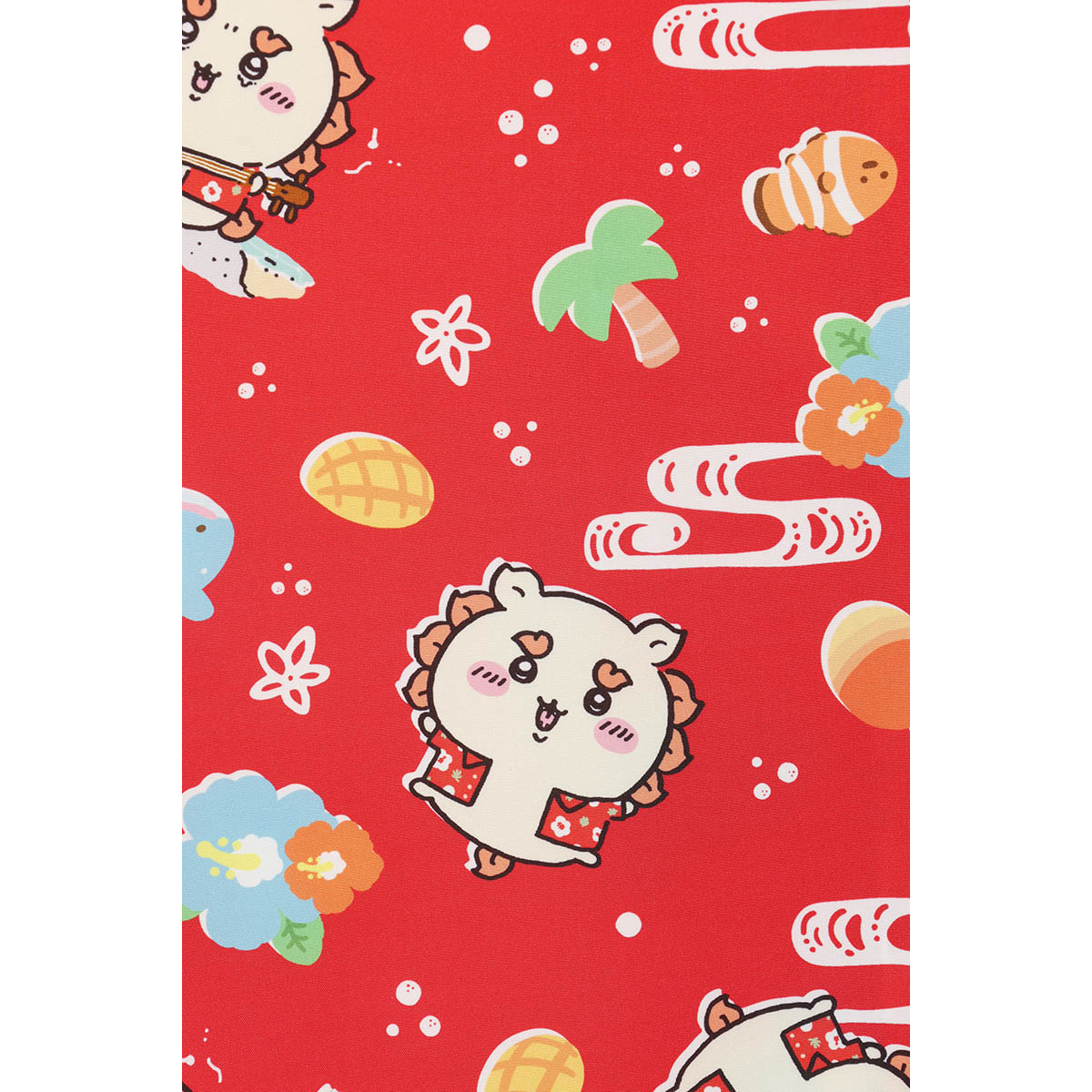 치이카와 시사의 기념품 가게 아로하 셔츠 시사 레드