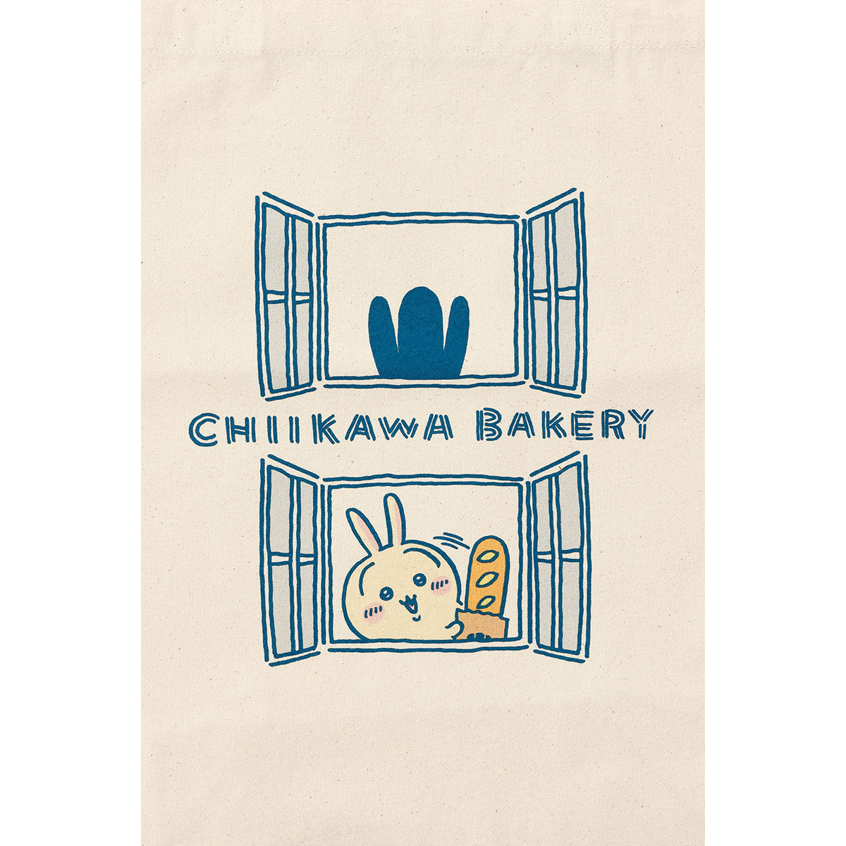 Chiikawa Chiikawa Bakery Tote Bag Peek from the Window Natural