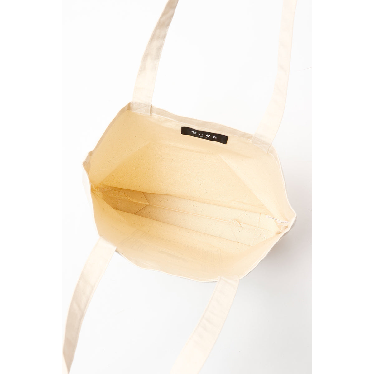 吉伊卡哇 吉伊卡哇面包店 托特包 从窗户偷偷看 自然色