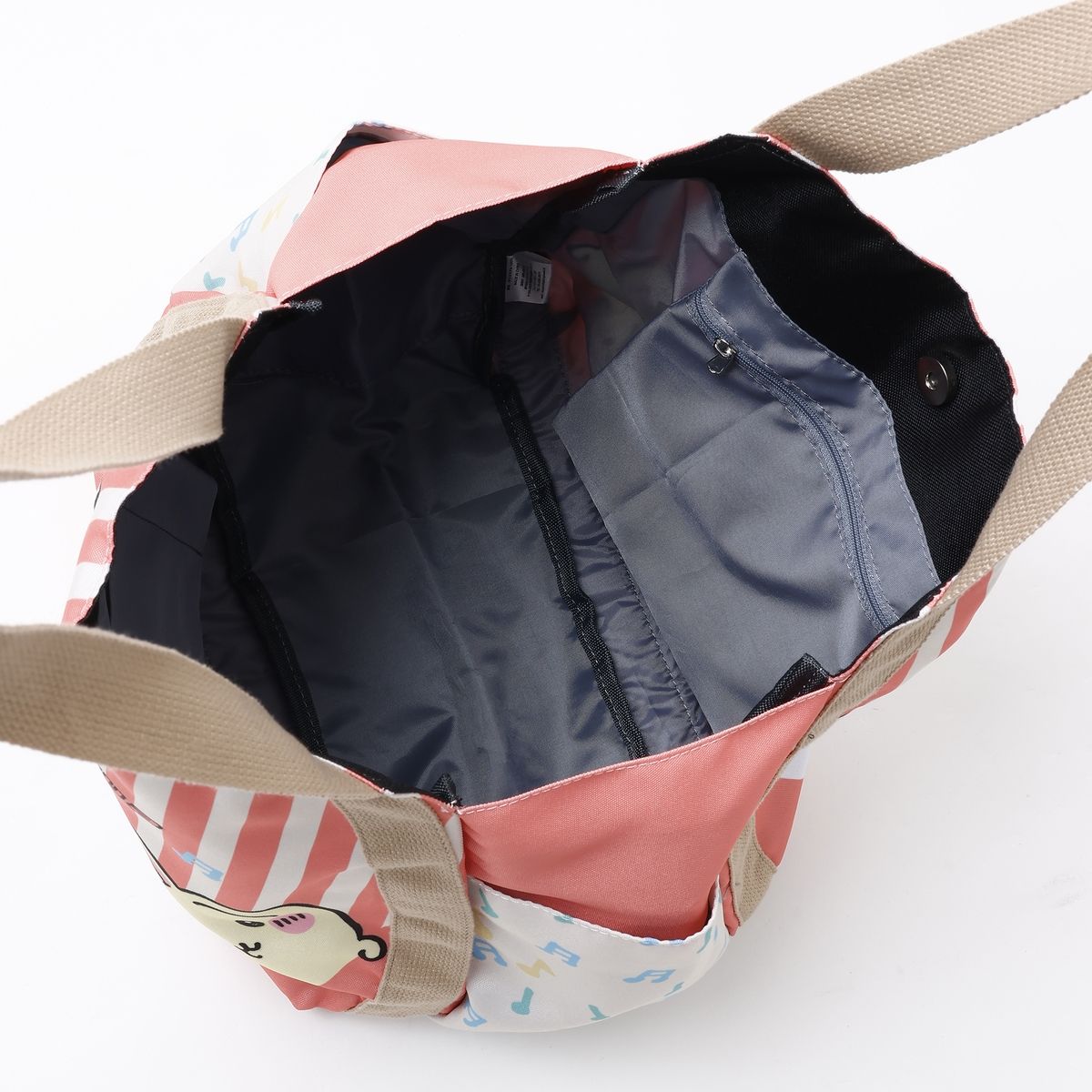 치이카와 벌룬백 스트라이프 핑크