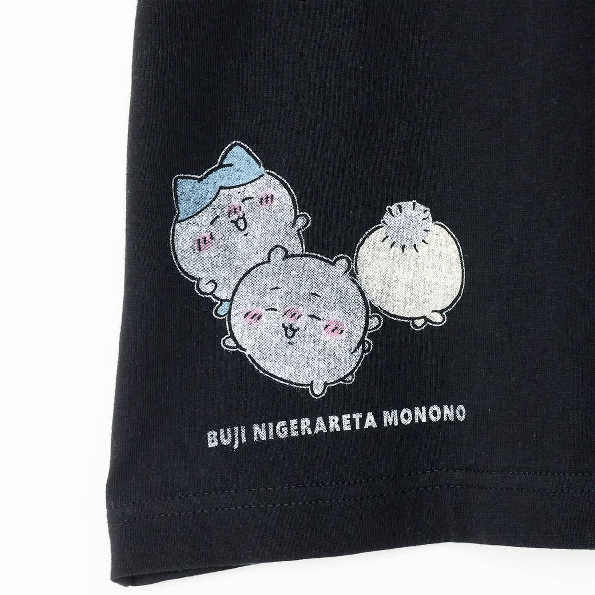 치이카와 티셔츠 너클 더스터 블랙